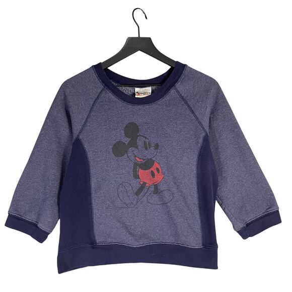 Walt Disney World Mickey Mouse Purple Crewneck Sweatshirt Women's Medium - Picture 1 of 6